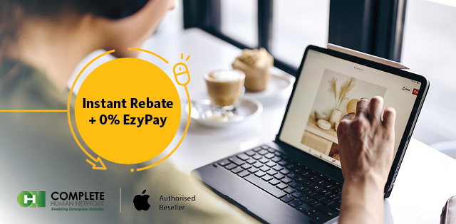 Get instant cash rebates at Complete Human Network Online Store with up to 24 months with Maybank 0% EzyPay Instalment Plan