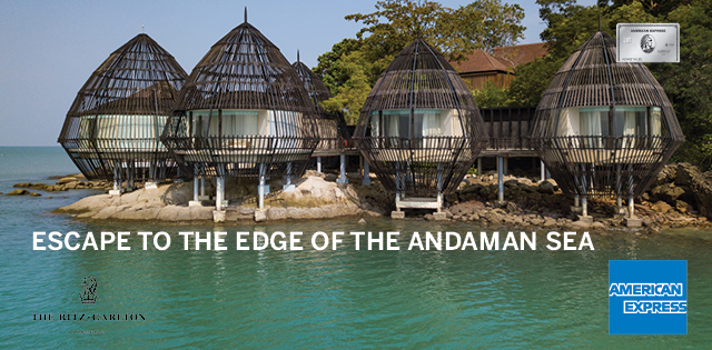 Escape to the edge of the Andaman Sea at The Ritz Carlton Langkawi with The Platinum® Card