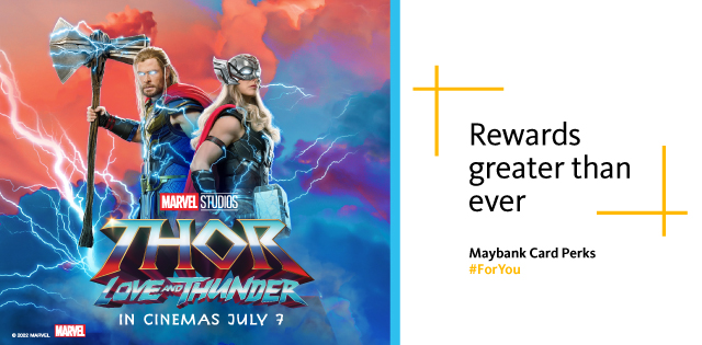 Electrifying rewards exclusively for Maybank Cardmembers