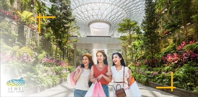 Redeem S$10 Jewel gift voucher with a minimum spend of S$100 at Jewel Changi Airport with Maybank Cards