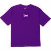 Lee Unisex T-Shirts (Purple) | Comfort and Style for Every Day