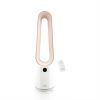 NNIO OURA BLDC Moodlight Bladeless Fan with Remote White Rose Gold