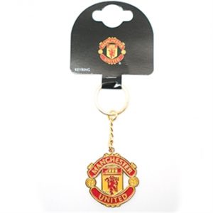 Manchester United Crest Badge And Key Ring